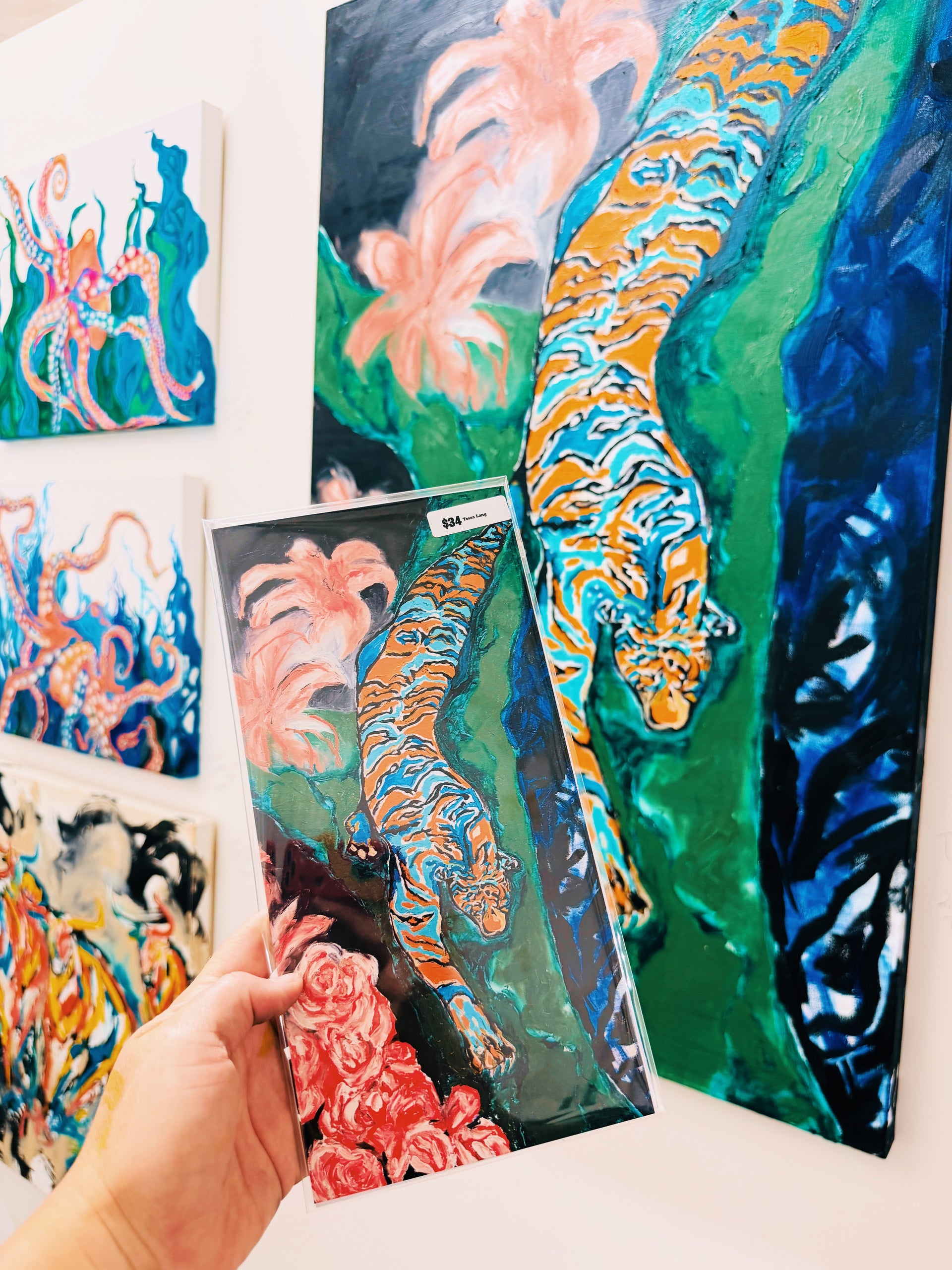 Tiger Garden Print