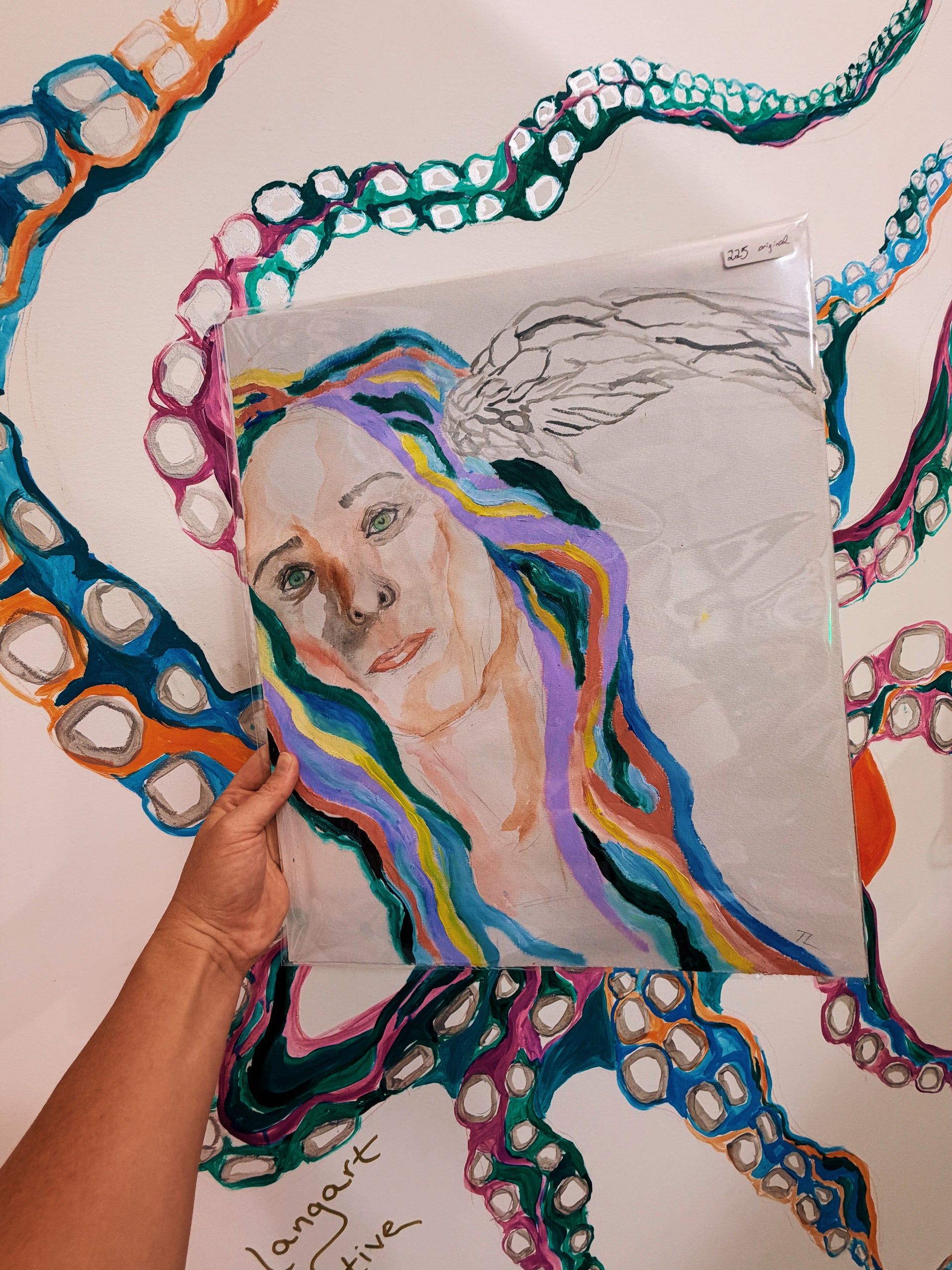 Girl with the Rainbow Hair