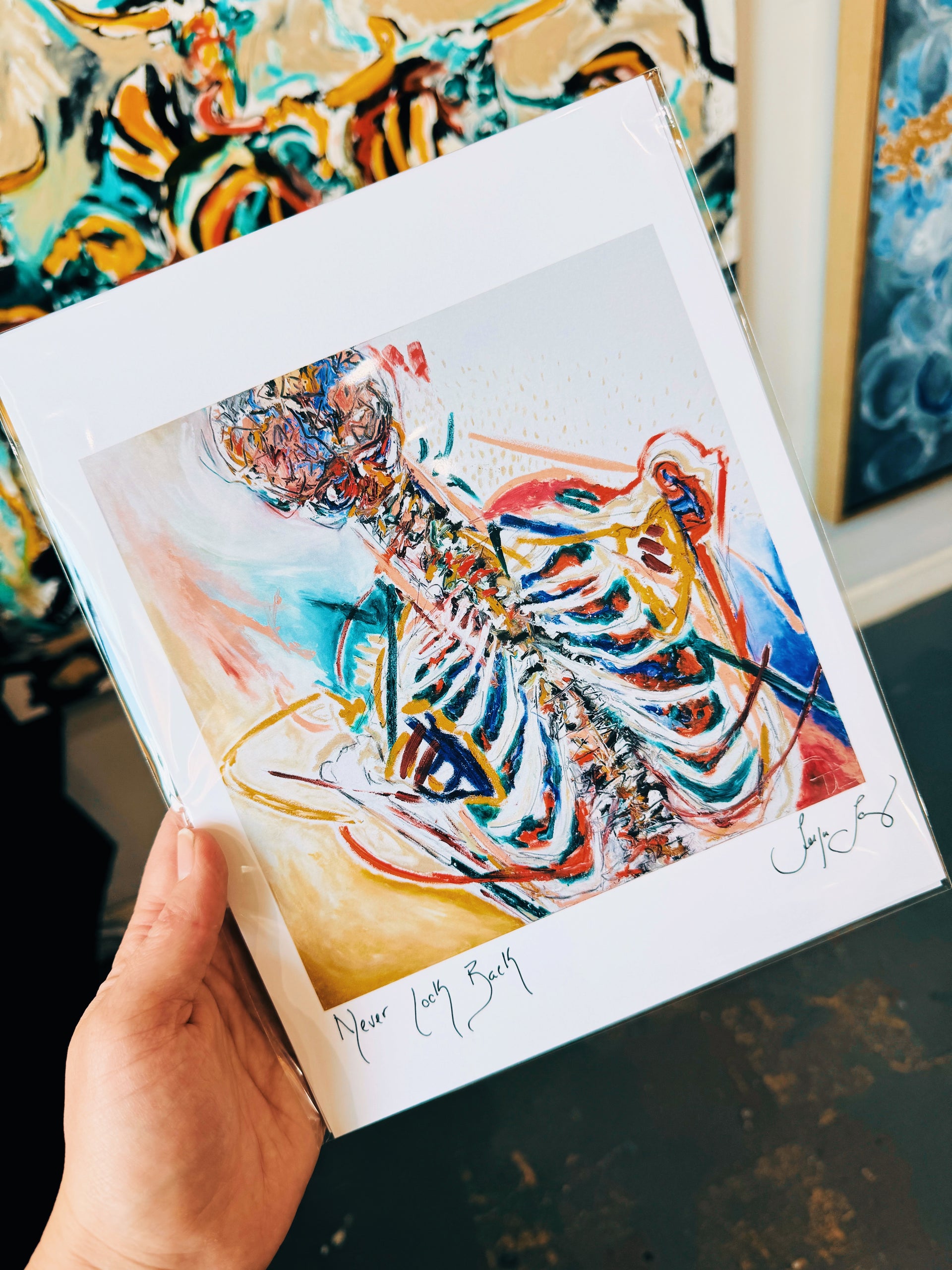 Never Look Back Print