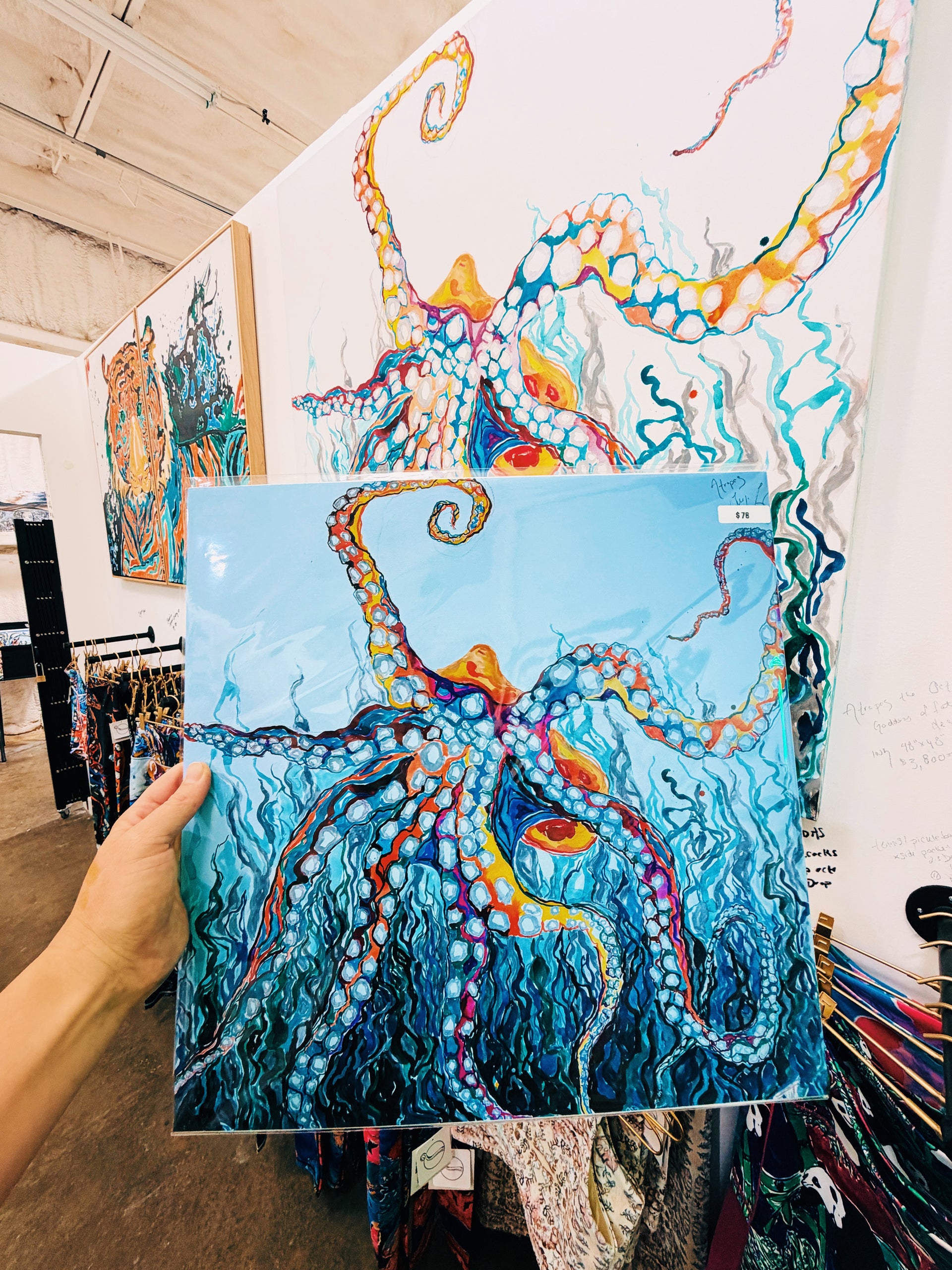 Atropos the Octopus Print