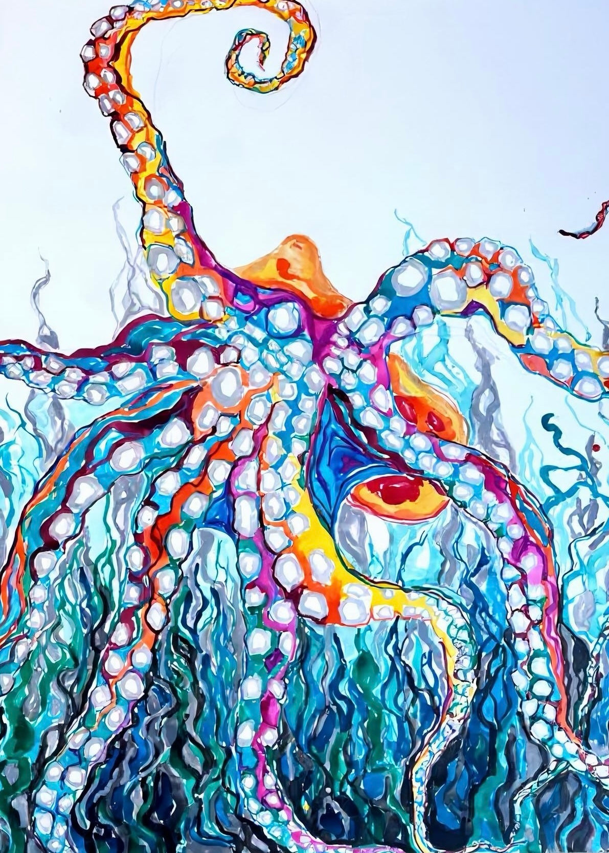 Atropos the Octopus Print