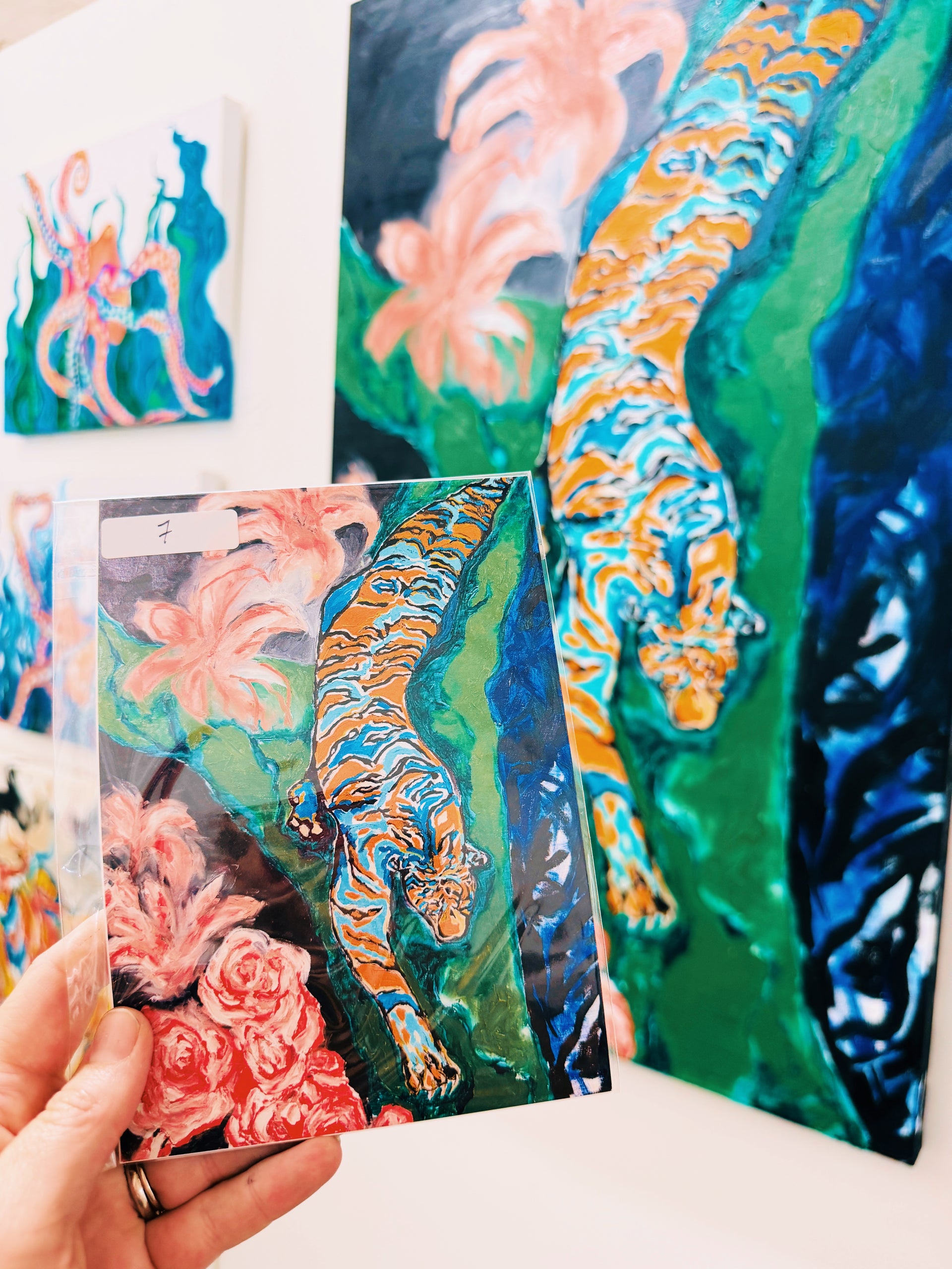 Tiger Garden Print