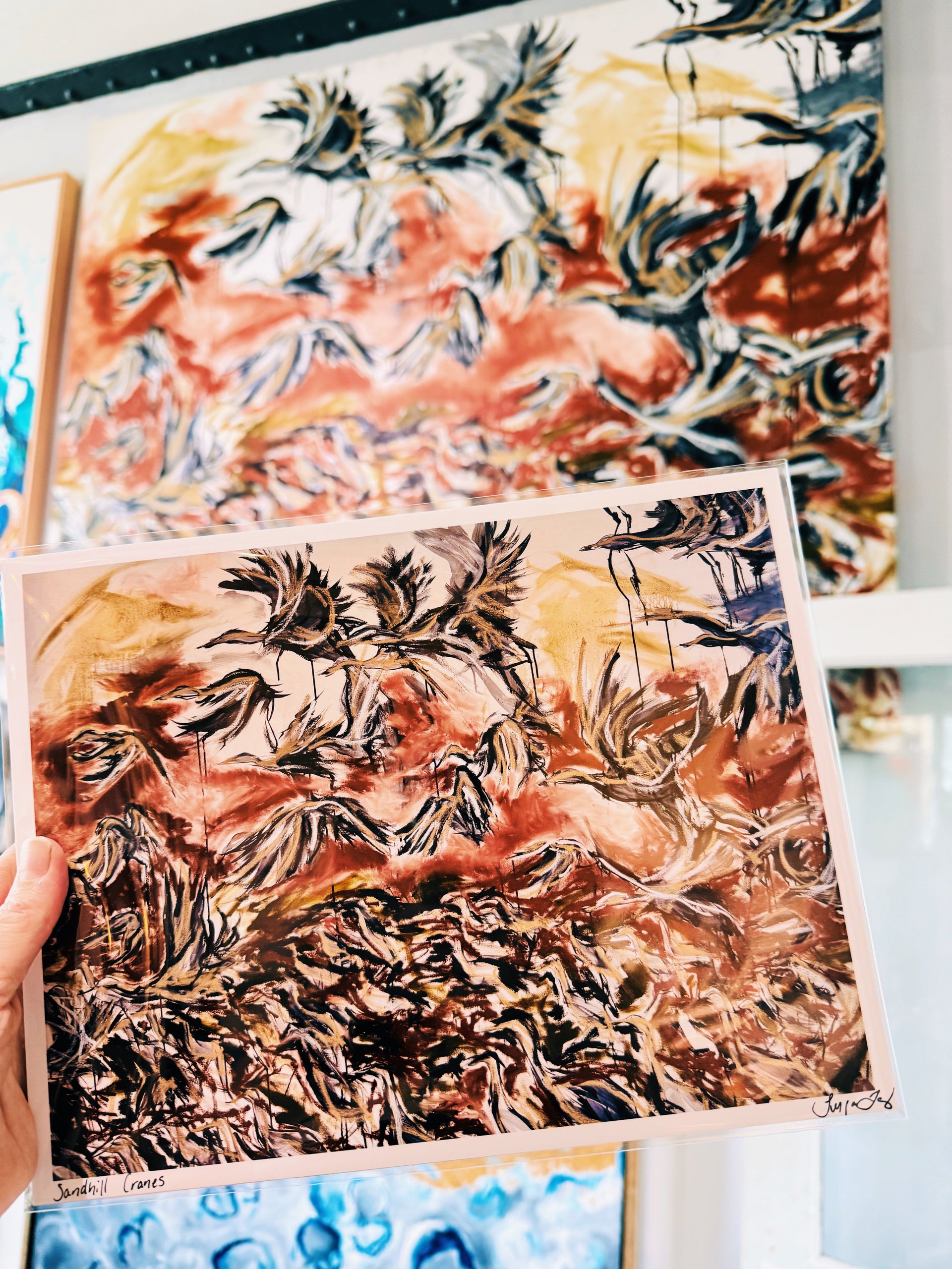 Sandhill Cranes Print