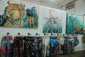 Tiger Diptych Original